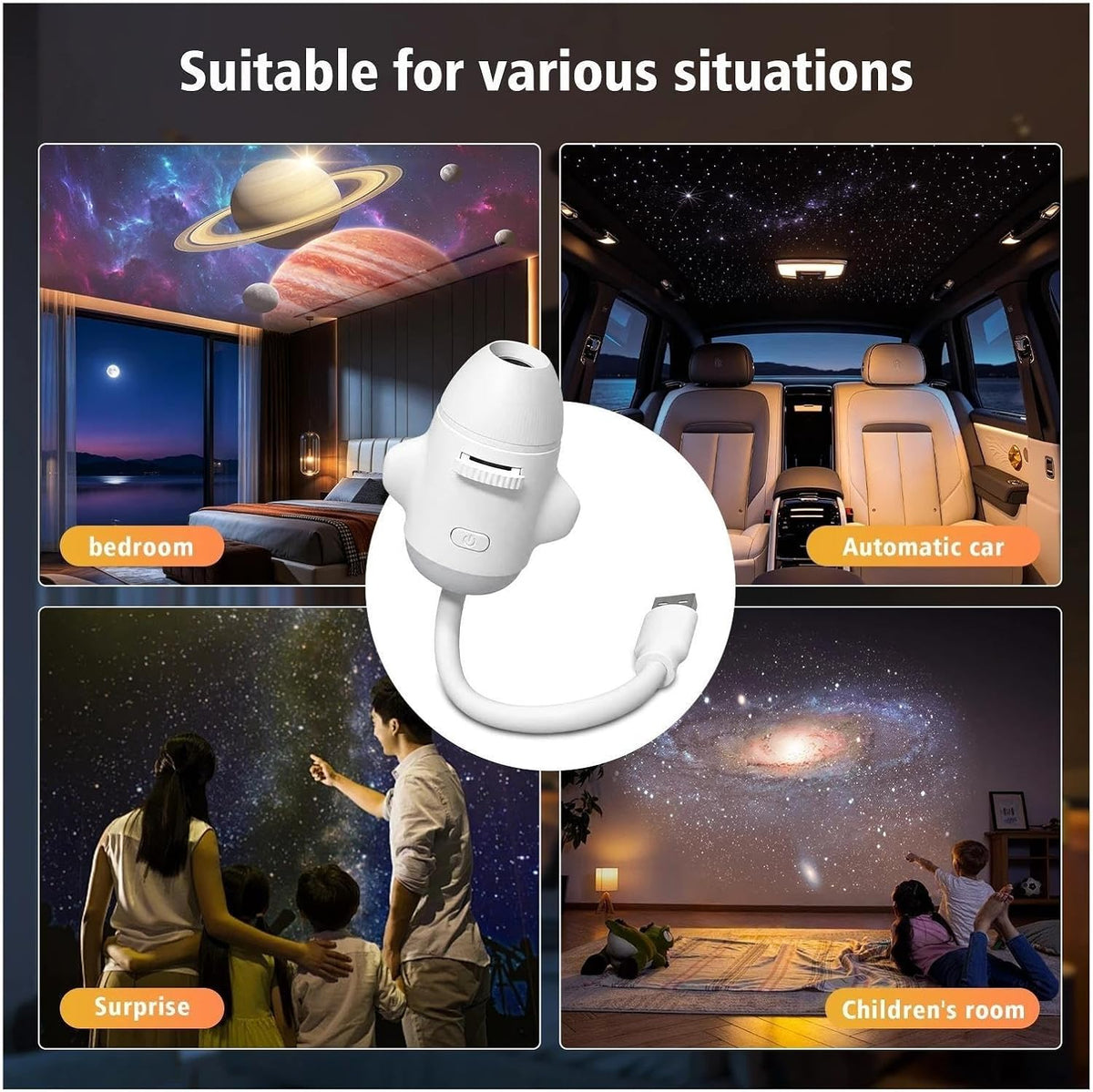2-in-1 Rocket Galaxy Projecto