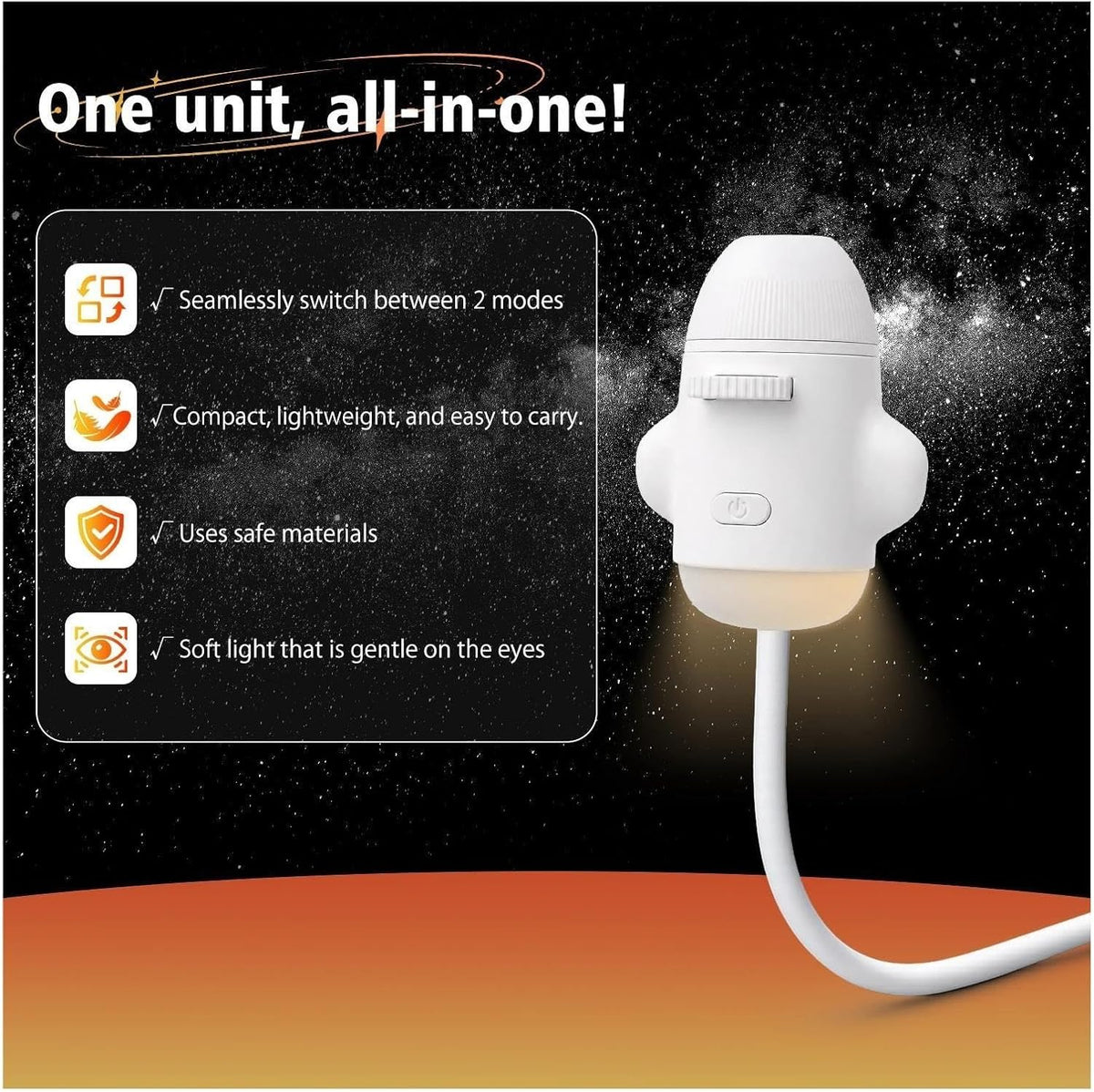 2-in-1 Rocket Galaxy Projecto